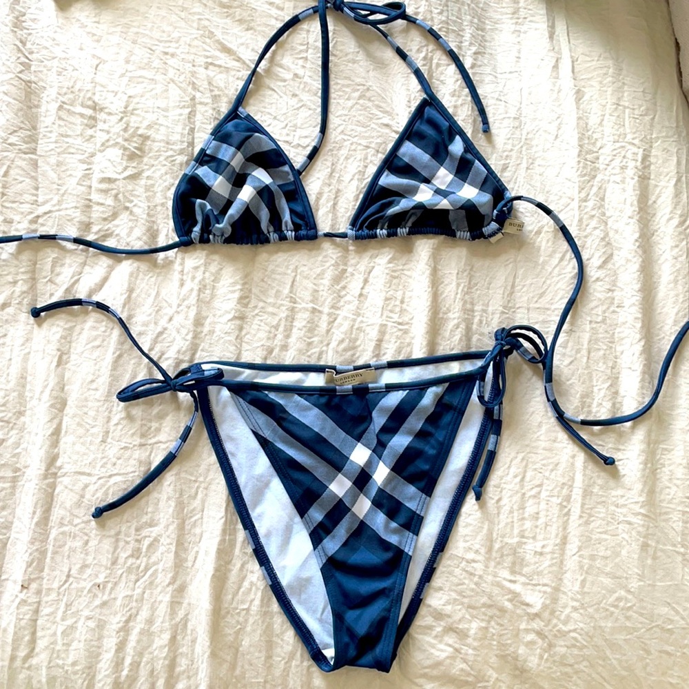 Burberry string bikini